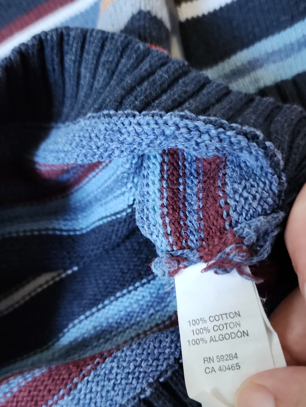 Sz 18-24 Months The Children's Place Boys' Navy Multicolor Striped Sweater